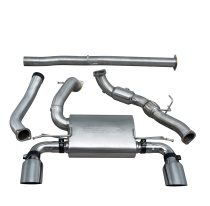 Ford Focus RS (Mk3) 15- Turboback-sportavgassystem (Med Sportkatalysator & Ej Ljuddämpat) (Non-Valved) Cobra Sport